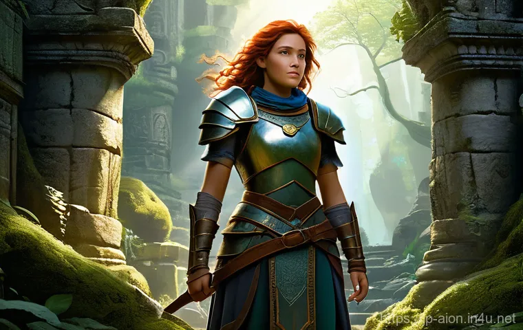 아이온 보스 리스폰 타이밍 - **Prompt 1: Brave Female Adventurer in Ancient Ruins** "A young, determined female adventurer st...